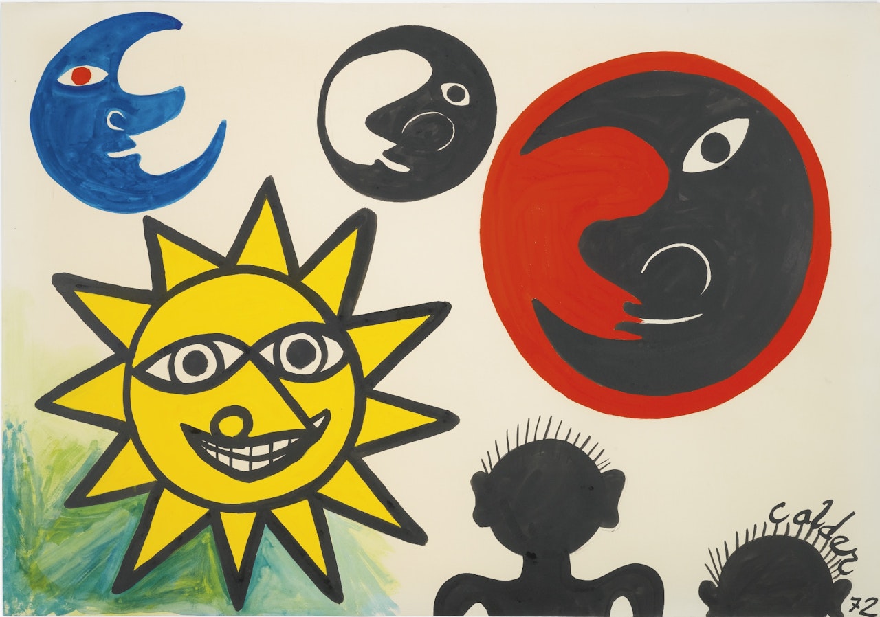 WIDE EYED SUN by Alexander Calder