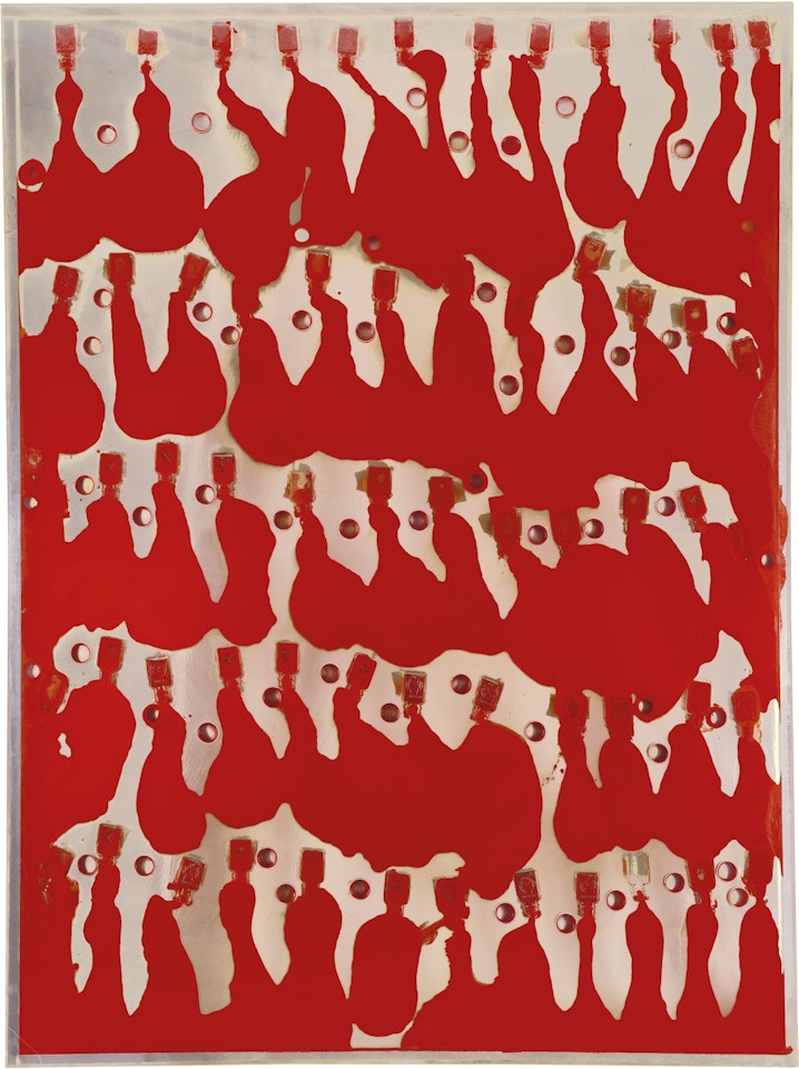 ACCUMULATION OF REDS by Arman