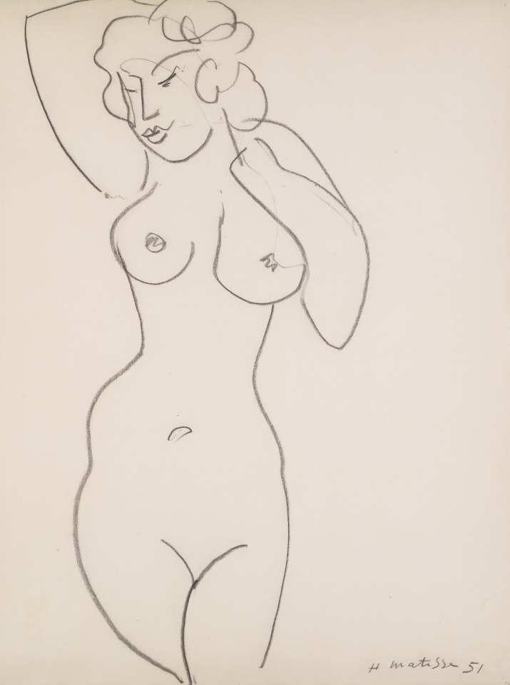 NU DEBOUT by Henri Matisse