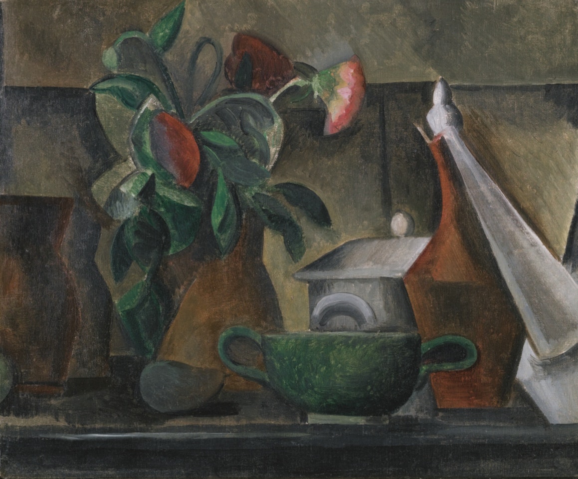 NATURE MORTE AU BOUQUET DE FLEURS by Pablo Picasso