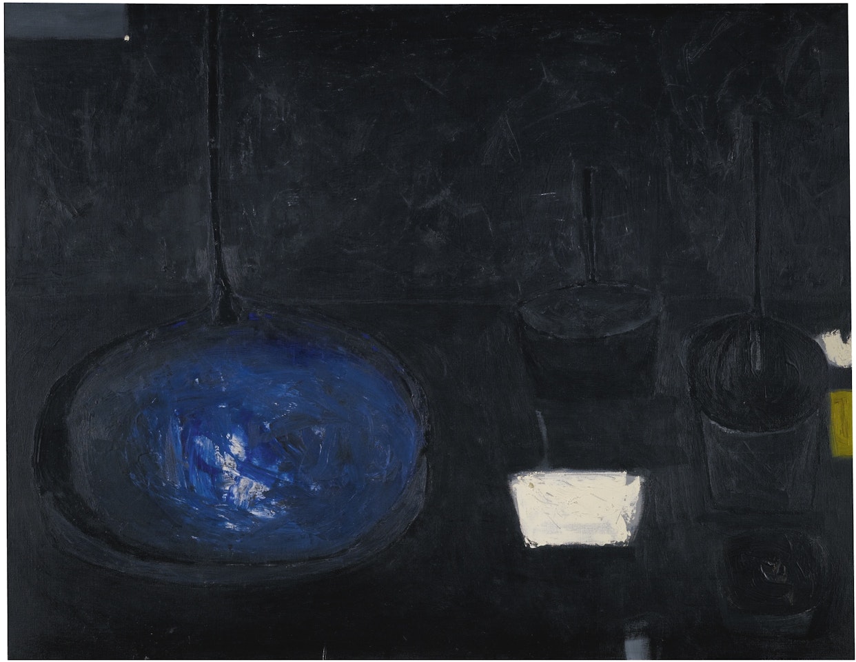 BLUE FRYING PAN by William Scott