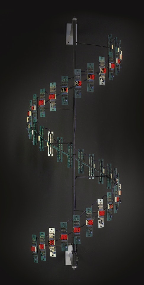 COUNTER SPIRAL NO. 5 by Tatsuo Miyajima