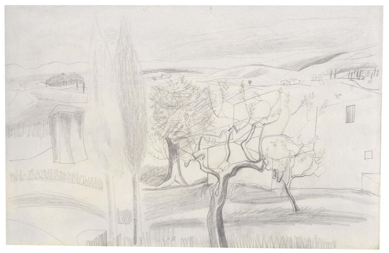 SAN BARTOLO, TUSCANY MAY 23 - 50 by Ben Nicholson, O.M.