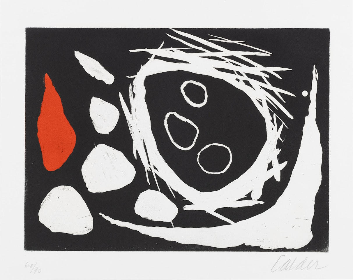 Le Crâne dans le nid (The Skull in the Nest) by Alexander Calder