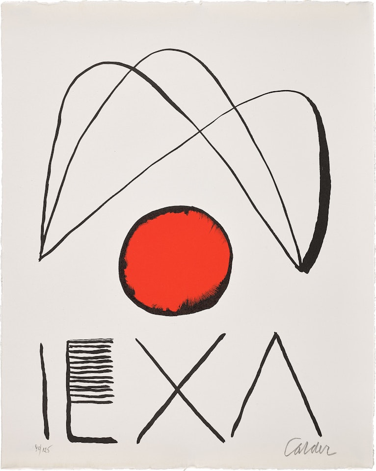 El Círculo de Piedra (The Stone Circle): one plate by Alexander Calder