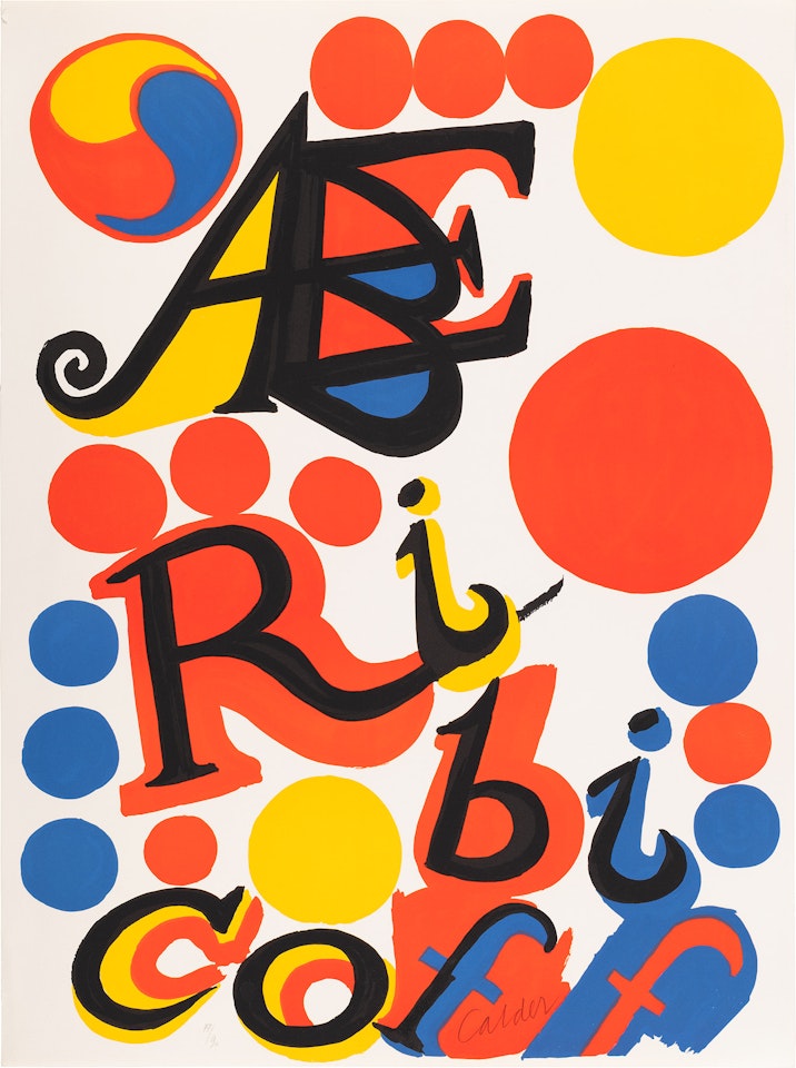 Abe Ribicoff by Alexander Calder