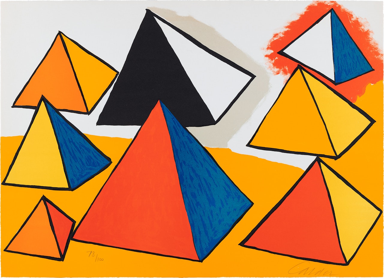 Homage to Euclid (Composition IX), from La Mémoire élémentaire by Alexander Calder