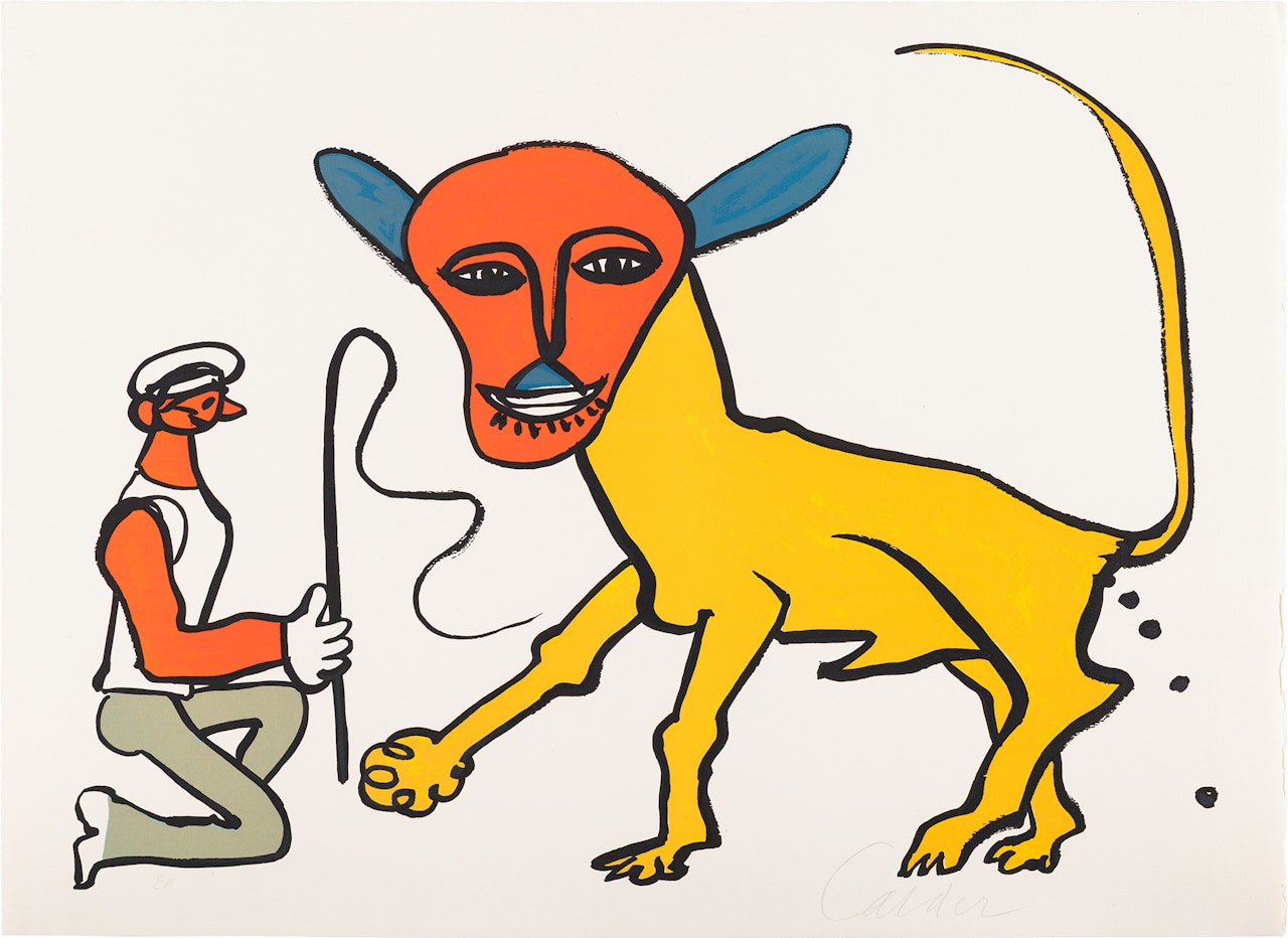 Lion and Tamer by Alexander Calder