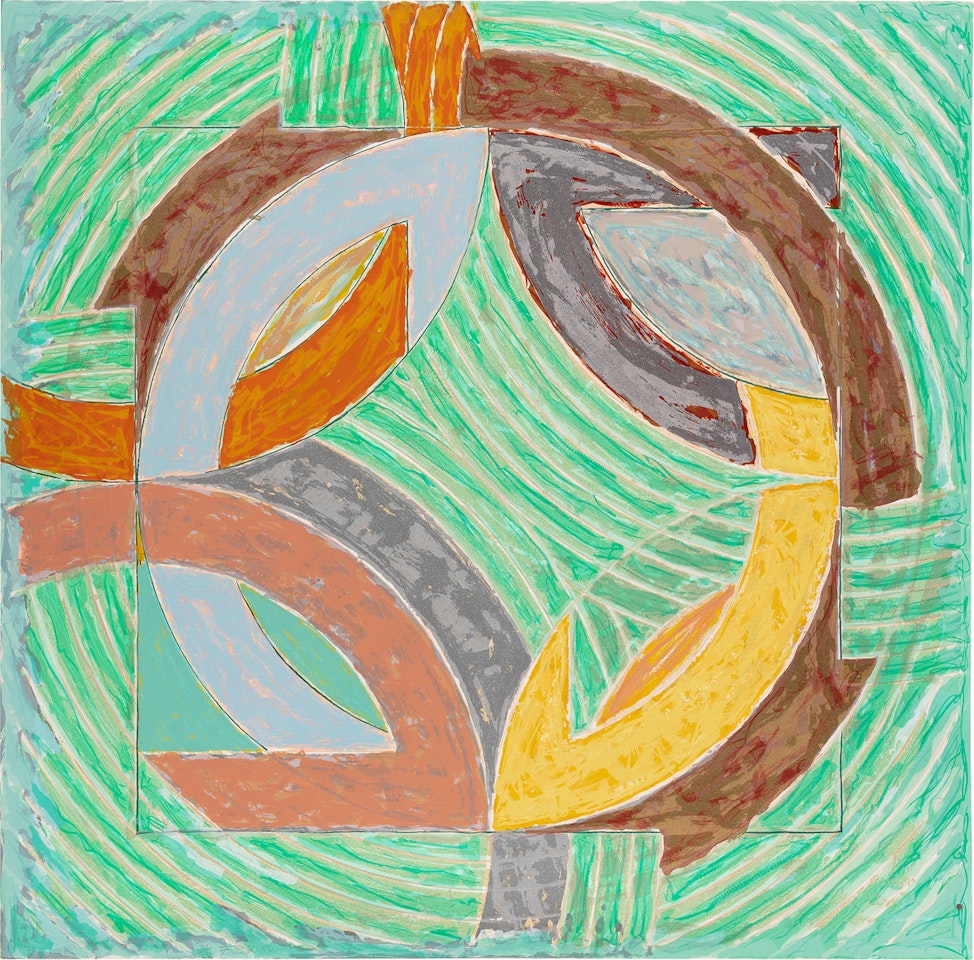 Polar Co-ordinates IV, from Polar Co-ordinates for Ronnie Peterson (A. 122) by Frank Stella