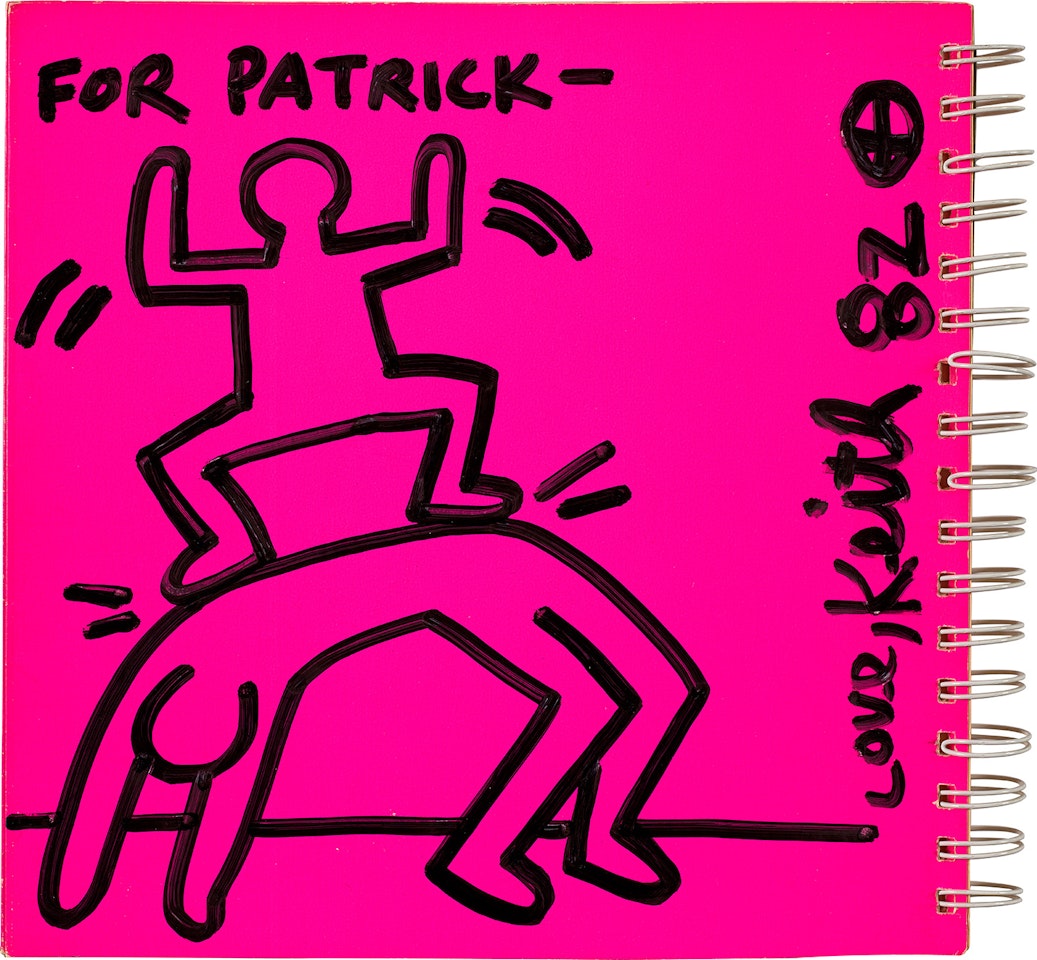 Catalogue Dedication by Keith Haring