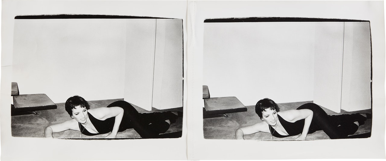 Liza Minnelli at Halston's House, from Photographs by Andy Warhol