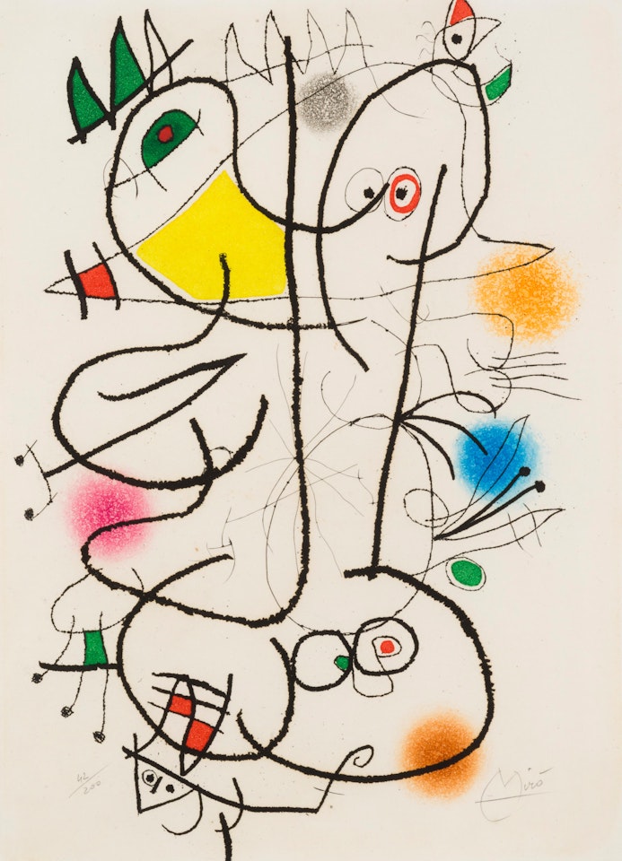 Le miroir de l'Homme par les bêtes by Joan Miró