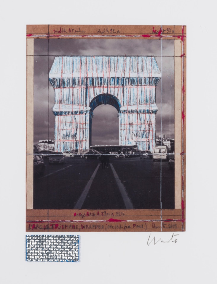 L'Arc de Triomphe, Wrapped (Project for Paris, Place de l'Etoile - Charles de Gaulle) by Christo