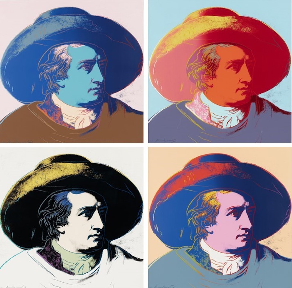 Goethe by Andy Warhol