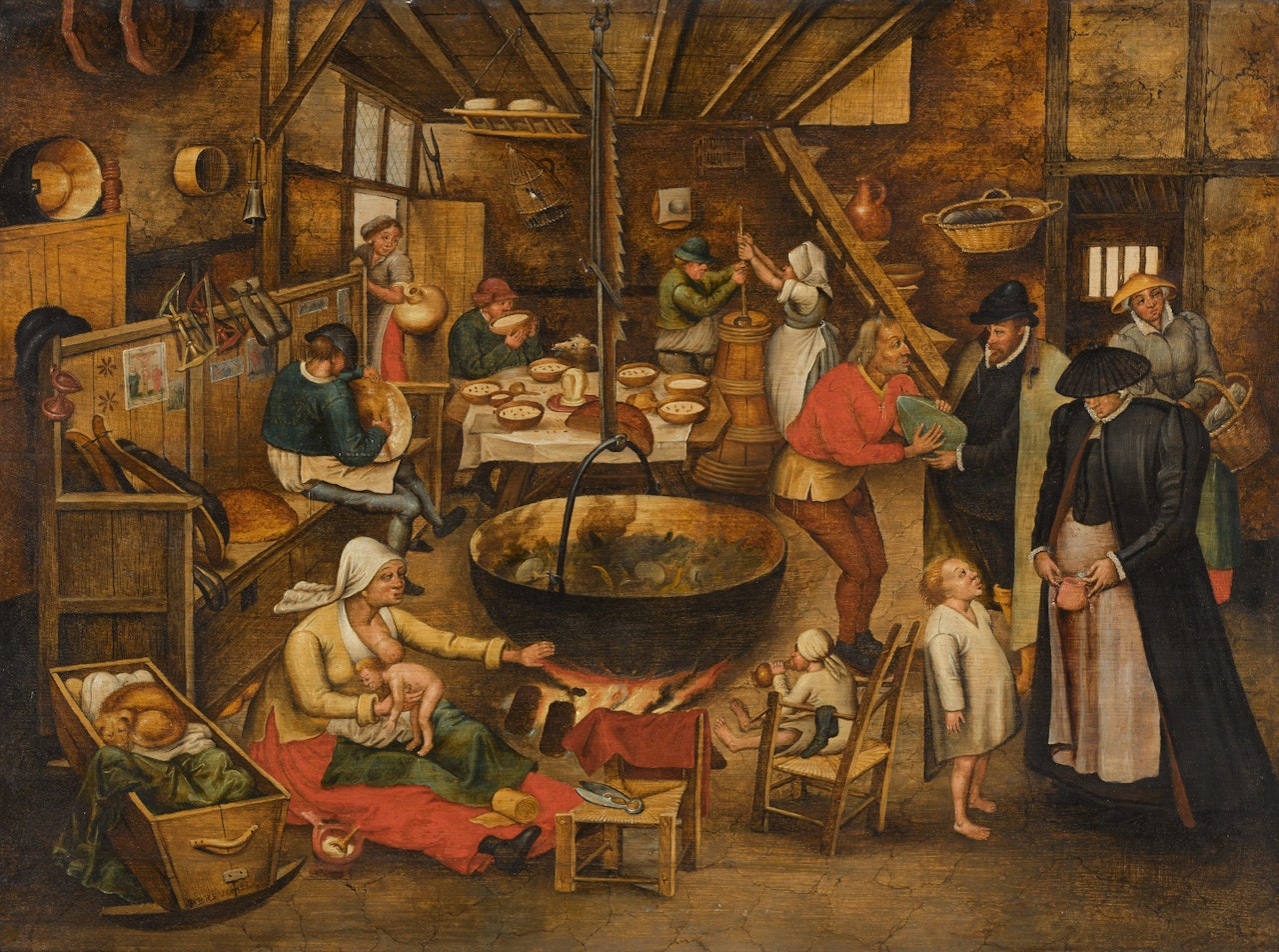 The Visit to the Farm by Pieter Brueghel the Younger