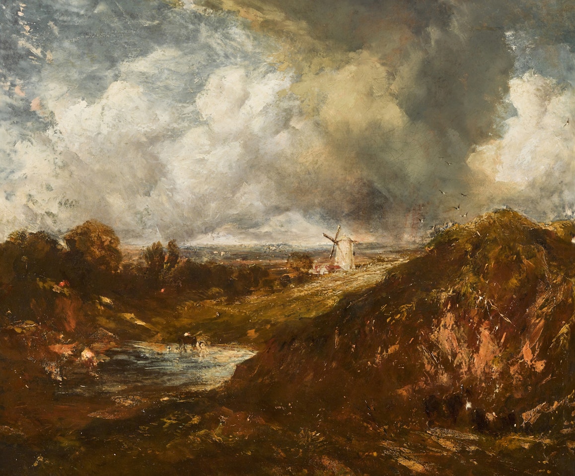 Study for ‘Hampstead Heath with a Rainbow’ by John Constable