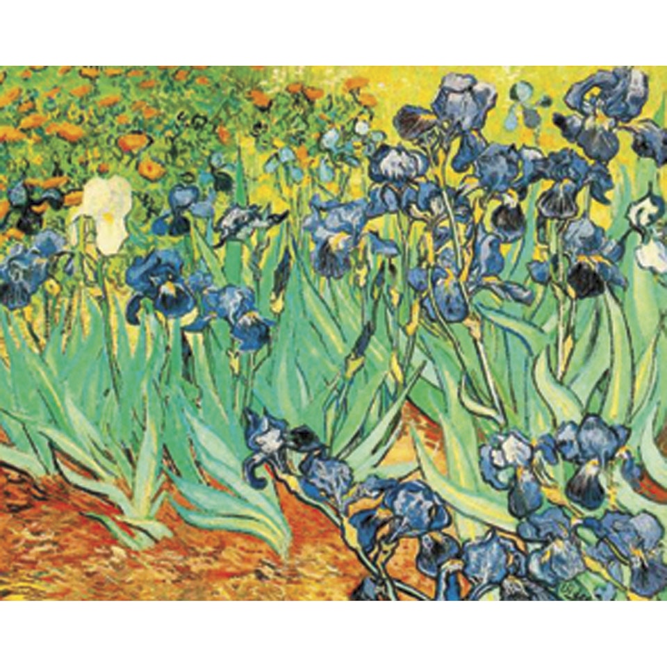 Irises: Homage To Vincent Van Gogh by Walasse Ting