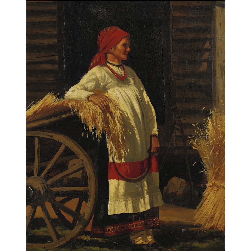 A Noontime Break by Russian School