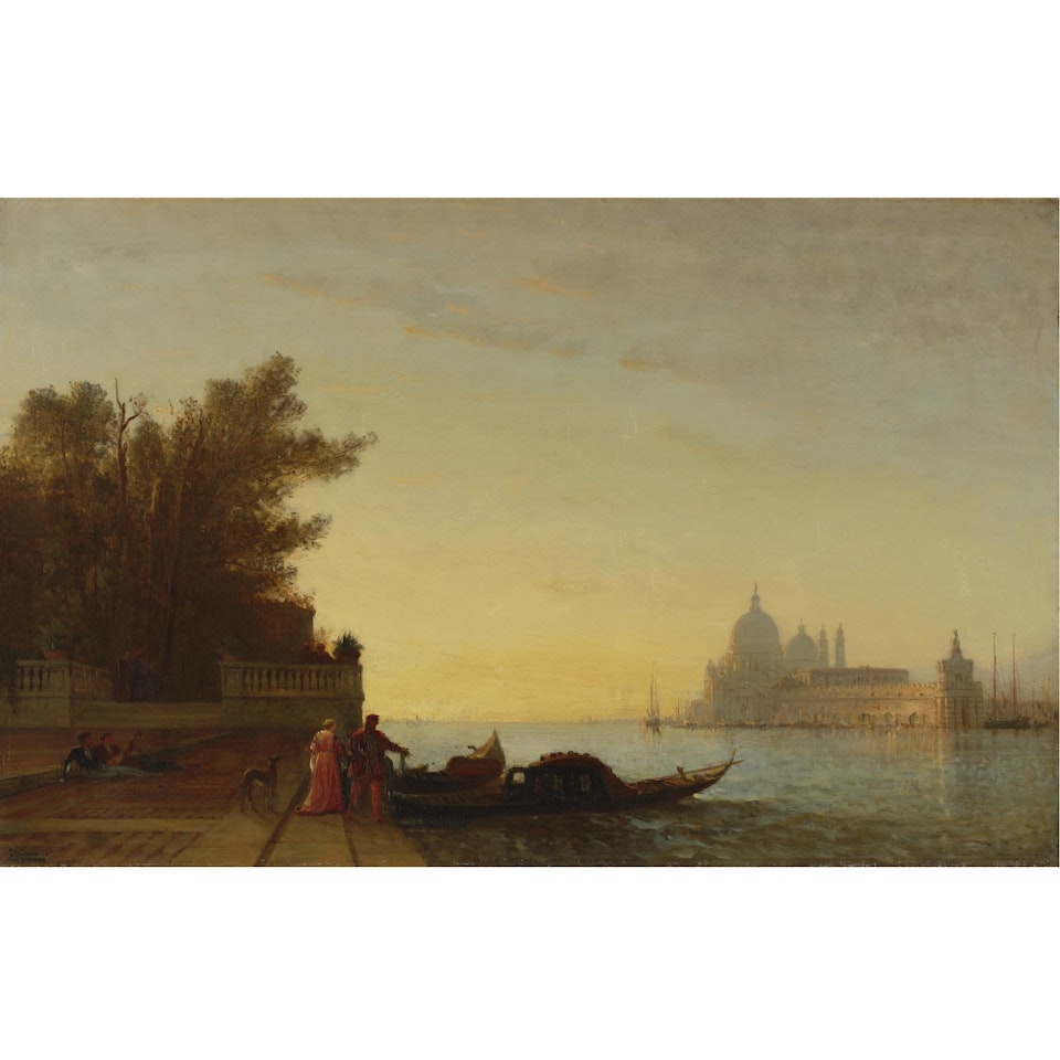Venetian Scene by Félix Ziem