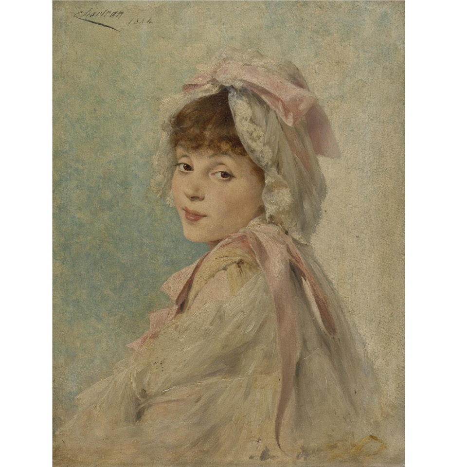 Portrait Of Gabrielle Réjane As A Young Actress by Theobald Chartran