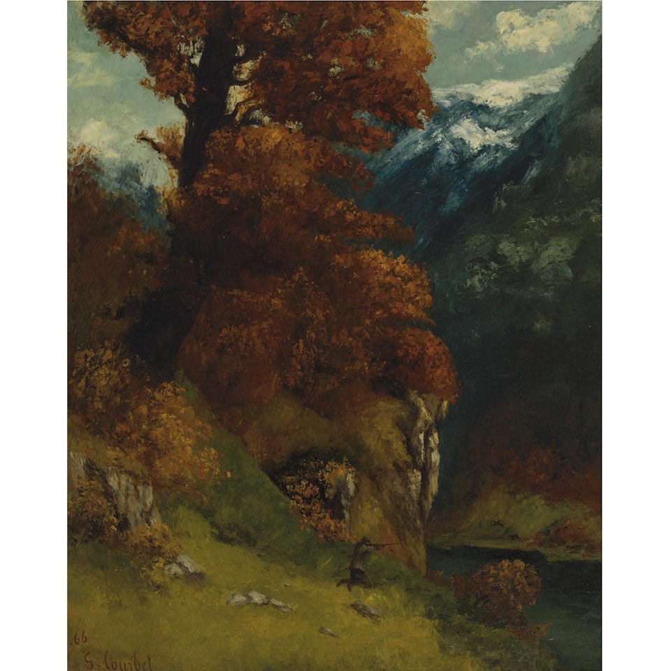Le Chasseur by Gustave Courbet