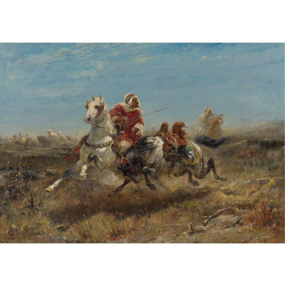 The Chase by Adolf Schreyer