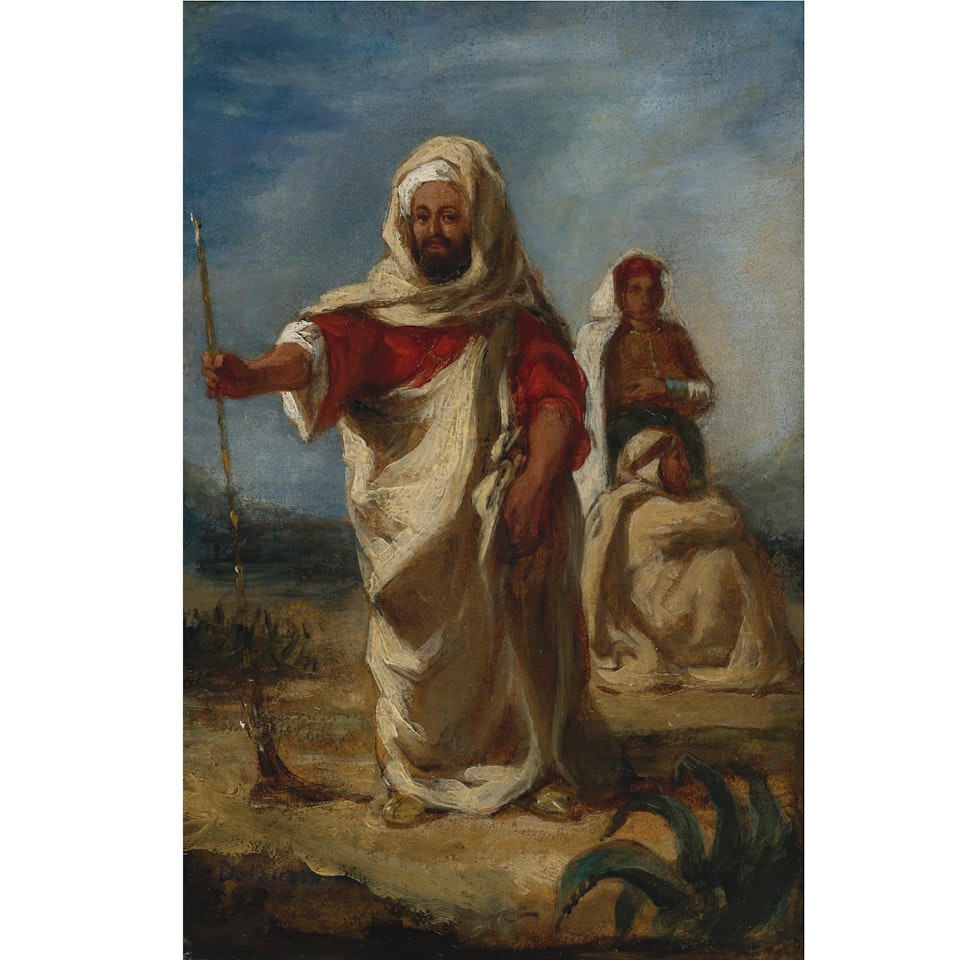 Moroccan Chieftain by Eugene Delacroix
