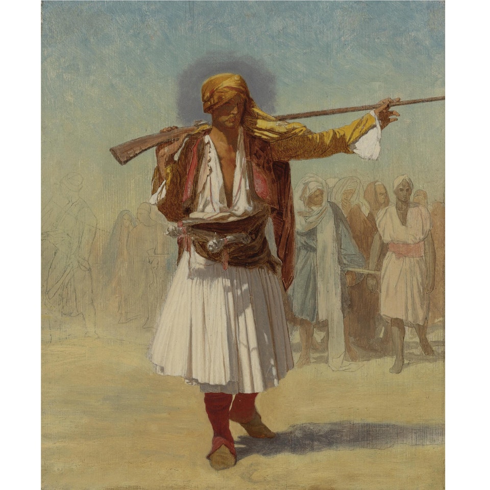 Arnaut Officer (Officier Arnaute) by Jean Léon Gérome