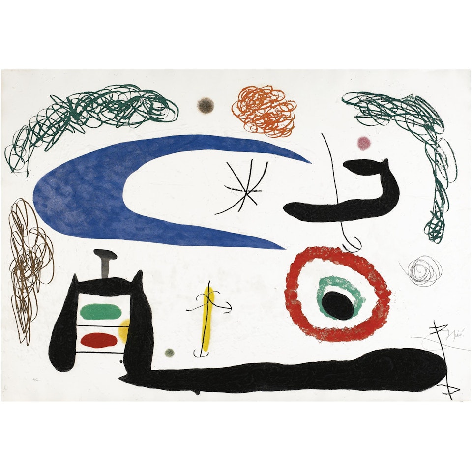 Dormir Sous La Lune (D. 495) by Joan Miró