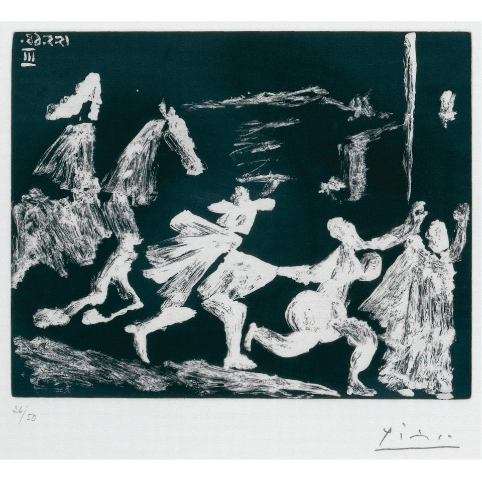 Cape Et Epee: Pour Suite I (B. 1568) by Pablo Picasso