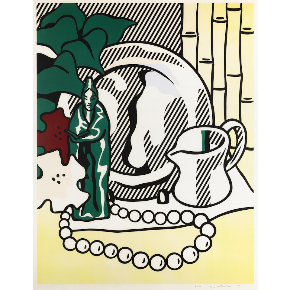 Still Life With Figurine (C. 128) by Roy Lichtenstein