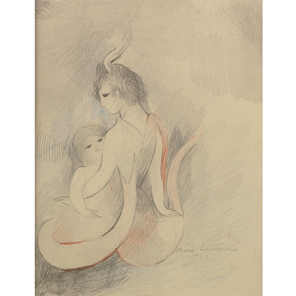 Mère et enfant by Marie Laurencin