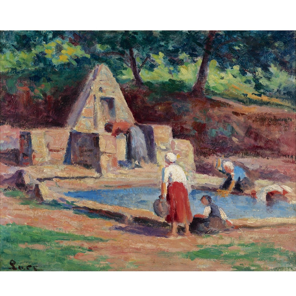 Kermouster, Les Lavendières by Maximilien Luce