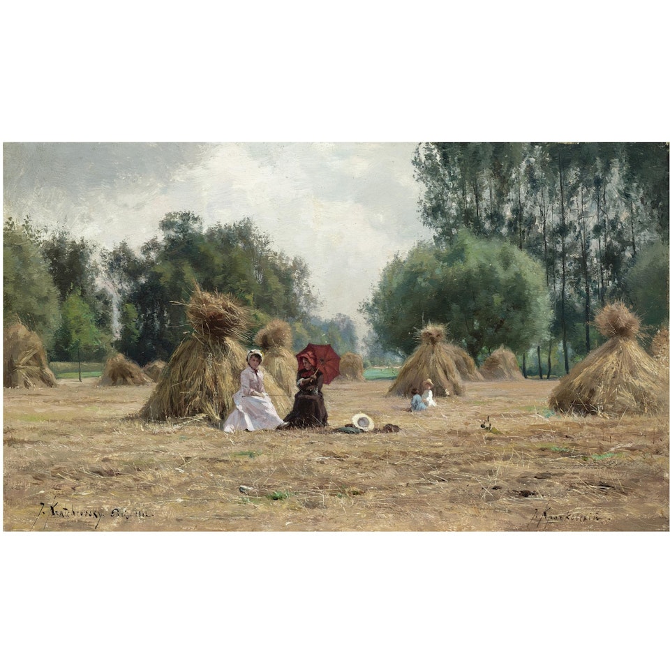 In The Hay Field by Jossif Kratschowski
