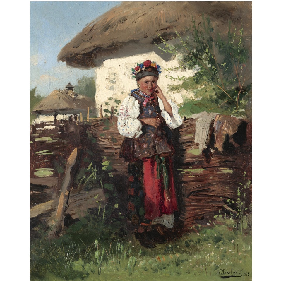 Ukrainian Girl by Vladimir Makovsky