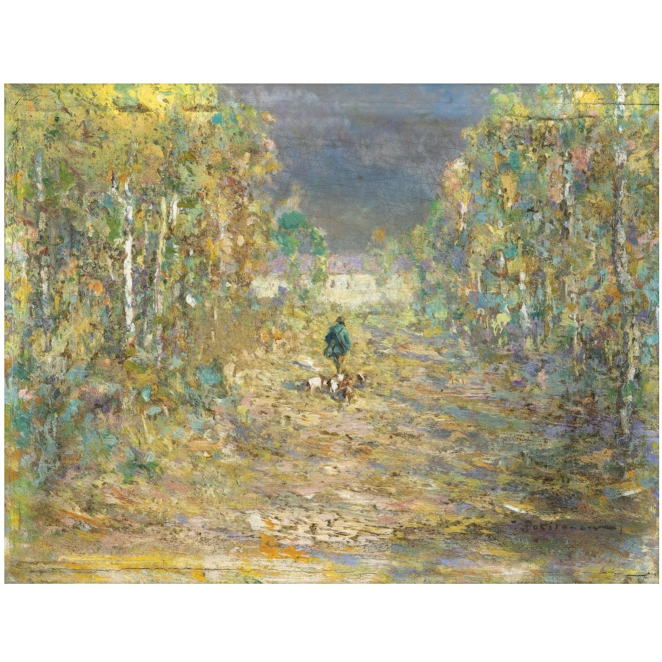 Returning From Hunting After The Storm by Ivan Pavlovitch Pochitonov