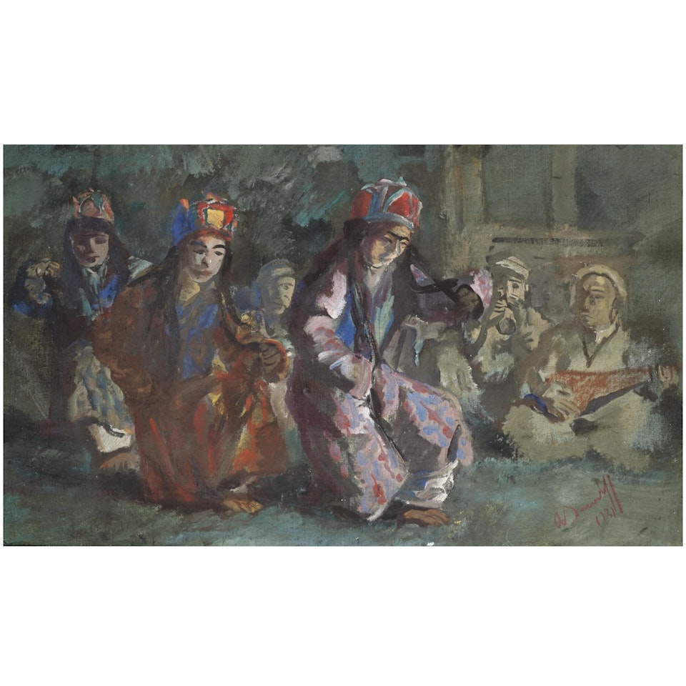 Dancers Of The Mir Of Hounza by Alexander Evgenievich Yakovlev