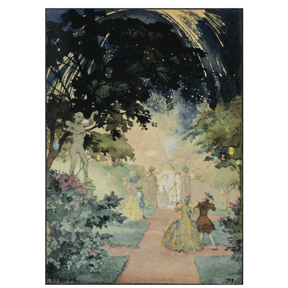 The Fireworks by Konstantin Somov