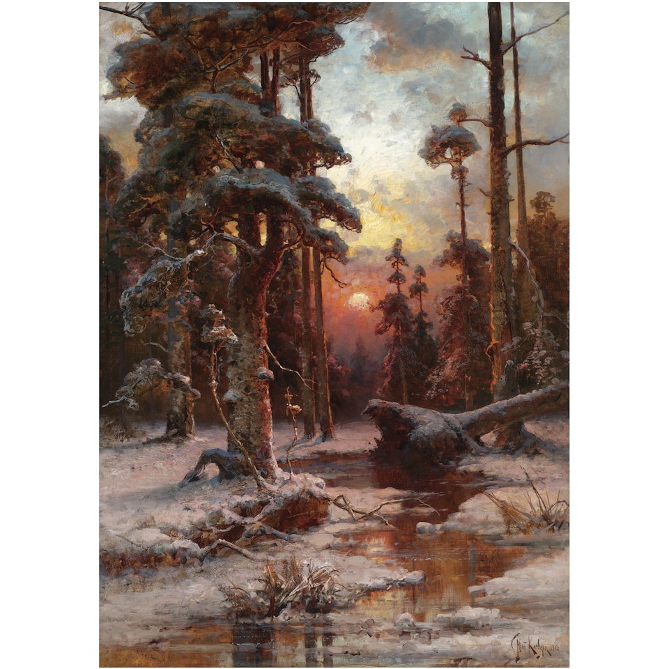Winter Sun by Yuli Yulievich Klever the Younger