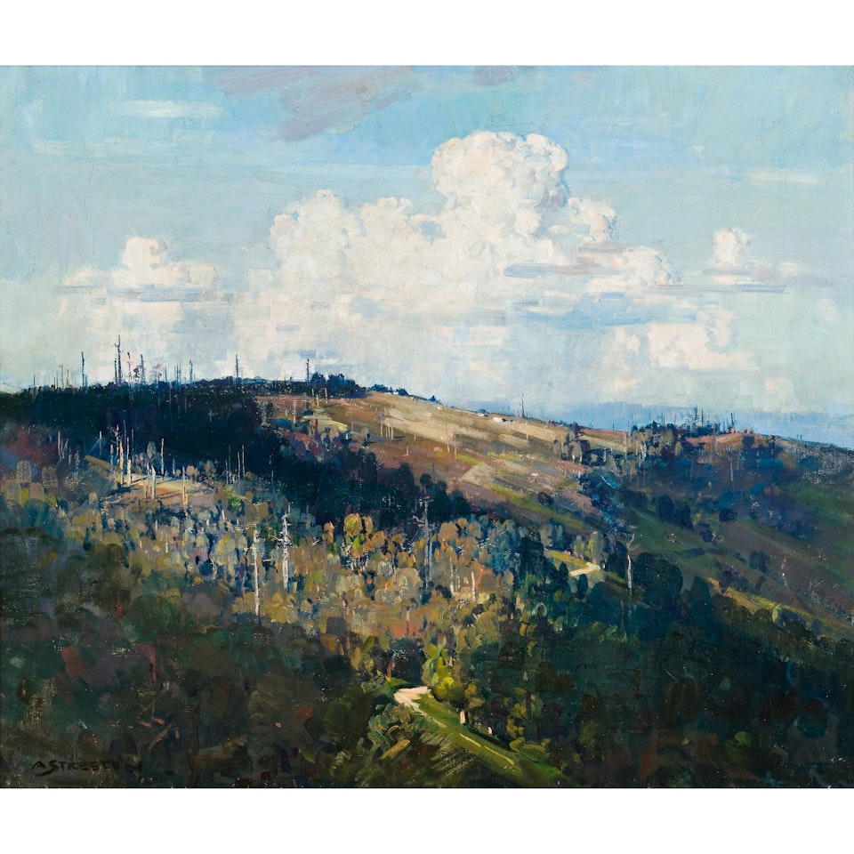 Mernda Hill by Arthur Ernest Streeton