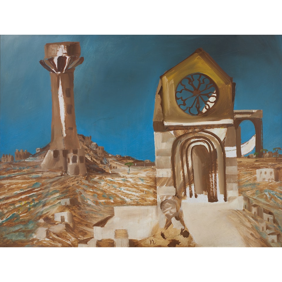Italian Landscape - Southern Italy by Sidney Nolan