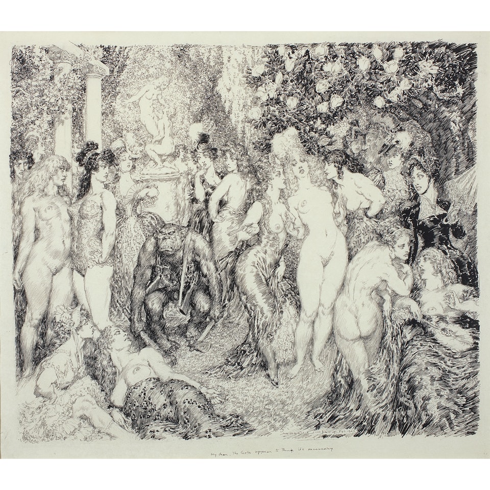 My Dear, The Gods Appear To Think It's Necessary by Norman Alfred Williams Lindsay