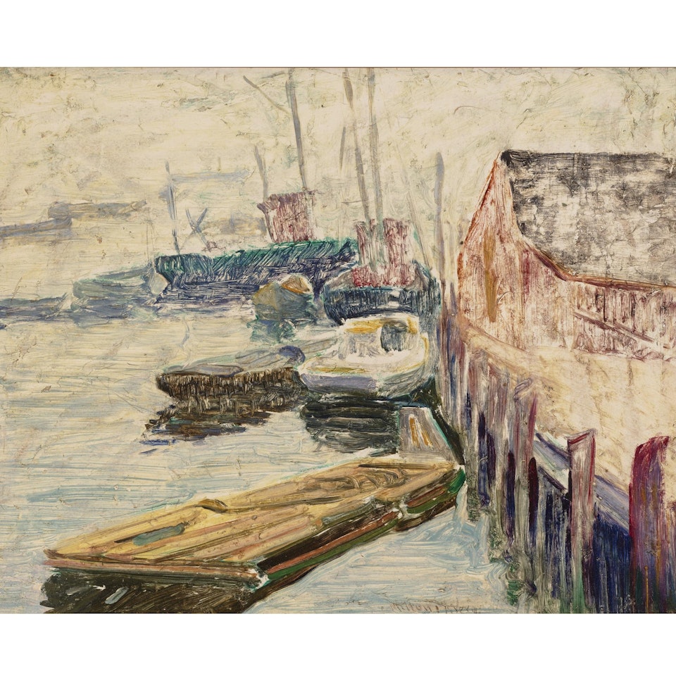 Boats At Gloucester by Milton Avery