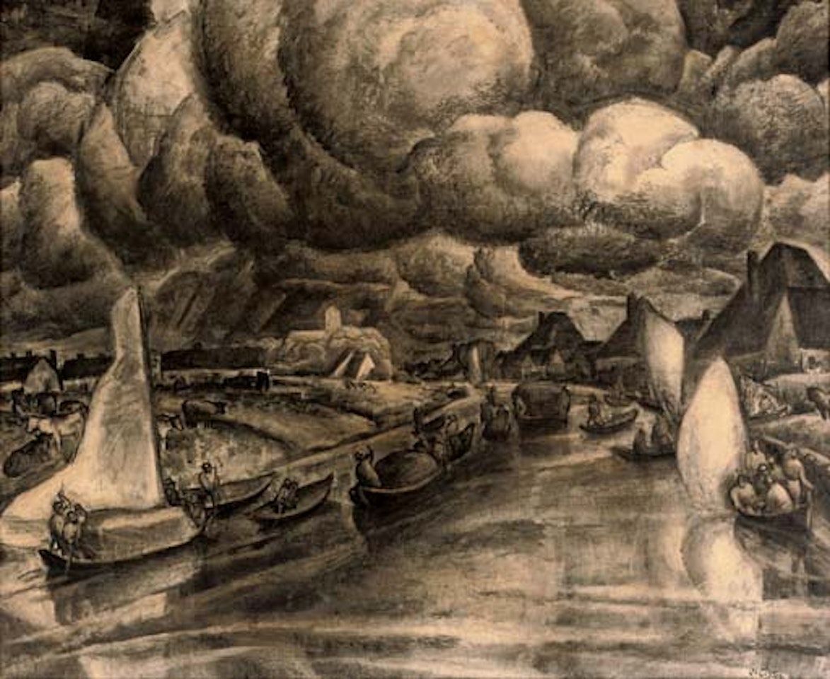 Noordhollands Kanaal near Koedijk by Leo Gestel