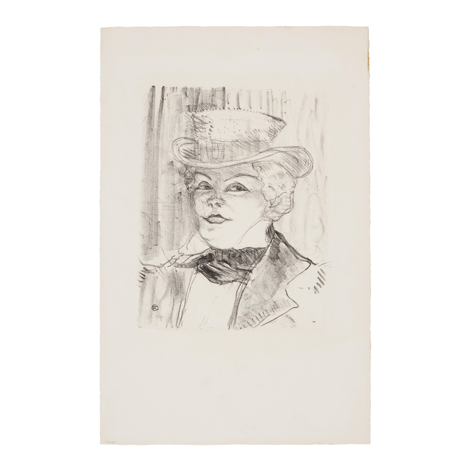Madame Rejane by Henri de Toulouse-Lautrec