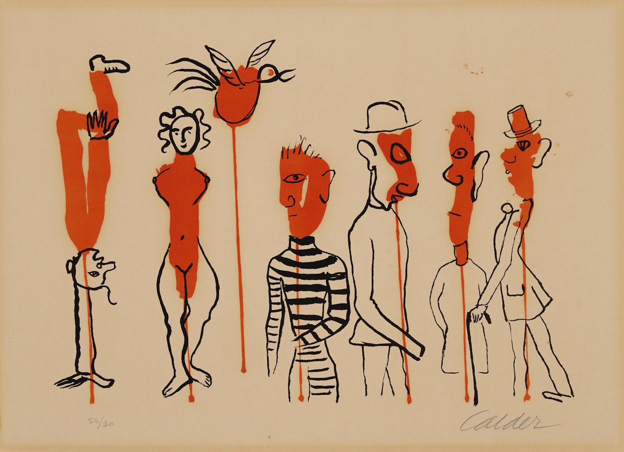 Criminel au Milieu by Alexander Calder