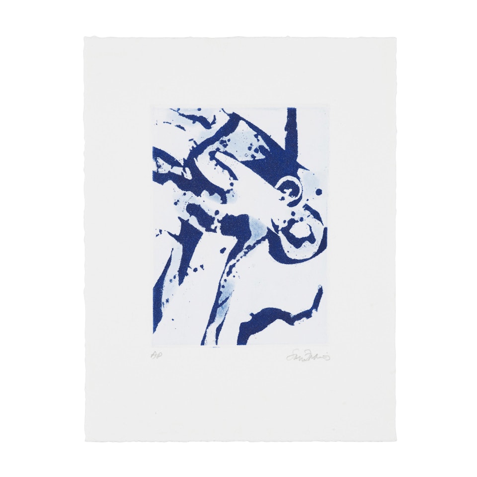 Untitled, from Boundayr by Sam Francis