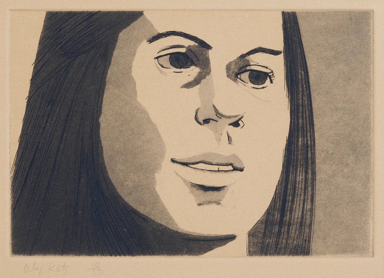 Nancy, from June Ekman's Class by Alex Katz