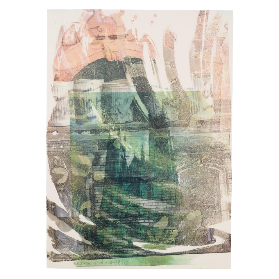 Saint John the Divine (Cathedral Print) by Robert Rauschenberg