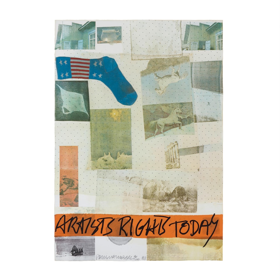 Artist's Rights Today by Robert Rauschenberg
